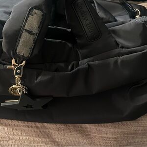 See By Chloe Black Quilted Nylon Crossbody Bag